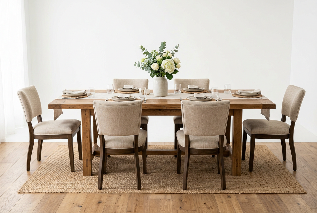 Amber Harvest Hand Block Printed Tablecloth