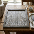 Greywood Vine Hand Block Printed Cotton Placemats – Set of 6