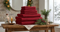 Holiday Haven Hand Block Printed Cotton Bath & Hand Towels