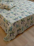 Holiday Haven Hand Block Printed Bedsheet Set